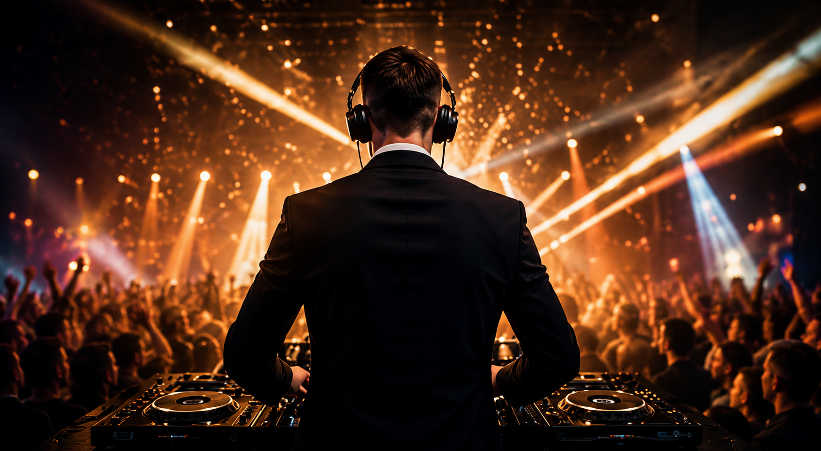 DJ PrimeBeat Events — widok od tyłu na parkiet i gości podczas wesela premium